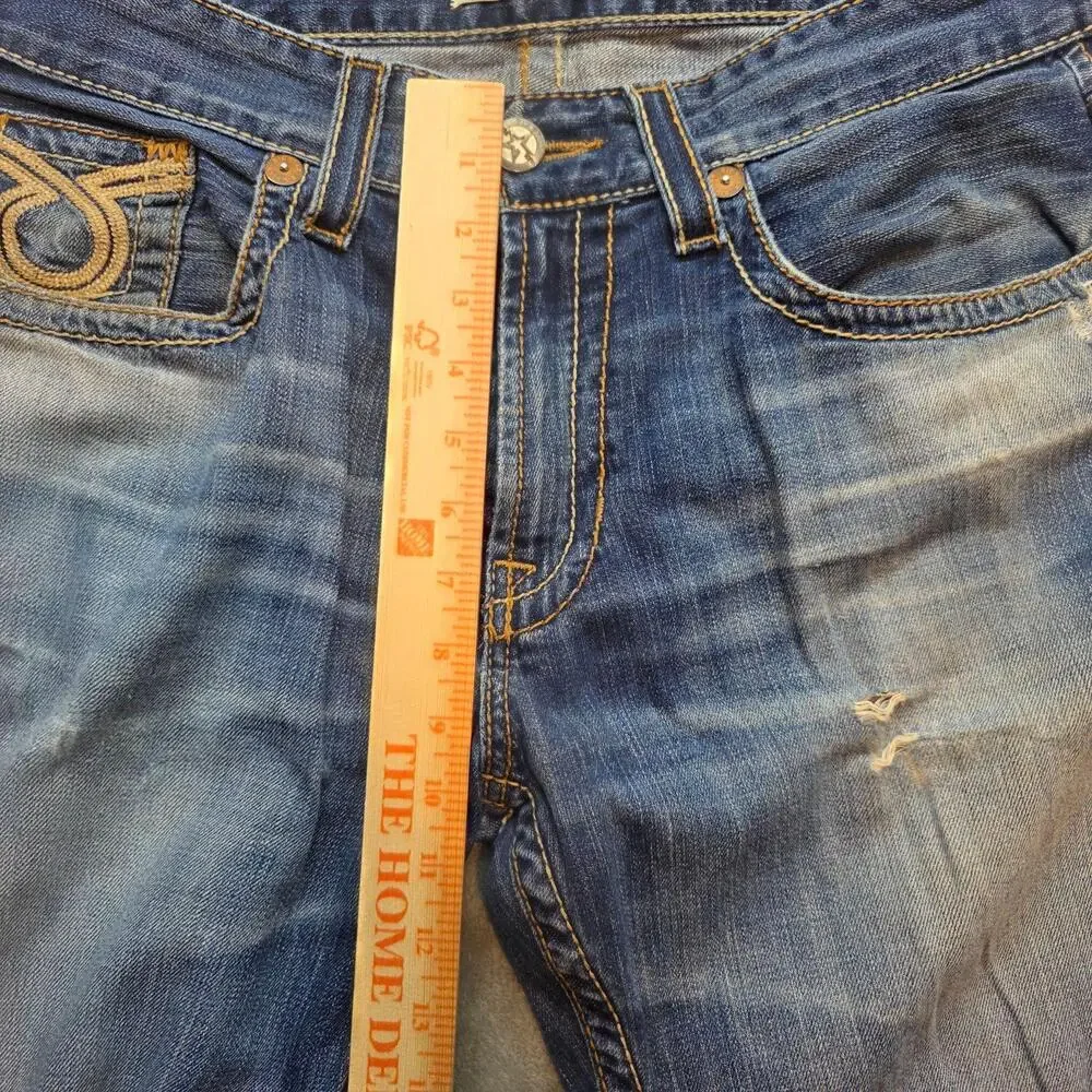 Big Star Pioneer Boot Jeans Mens 34x32 Blue Medium Wash Relaxed Bootcut Denim